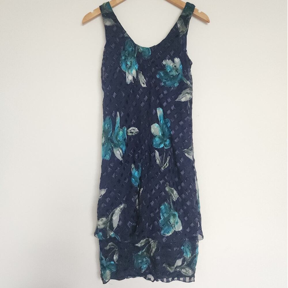 Vintage Patra Floral Layered Dress